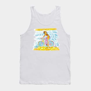 Spinning Bike Pedals Gift for Women Tank Top